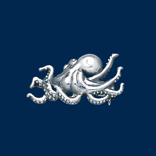 Octopus Brosche