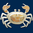 Krabbe mit Abalone (Paua Schnecke)