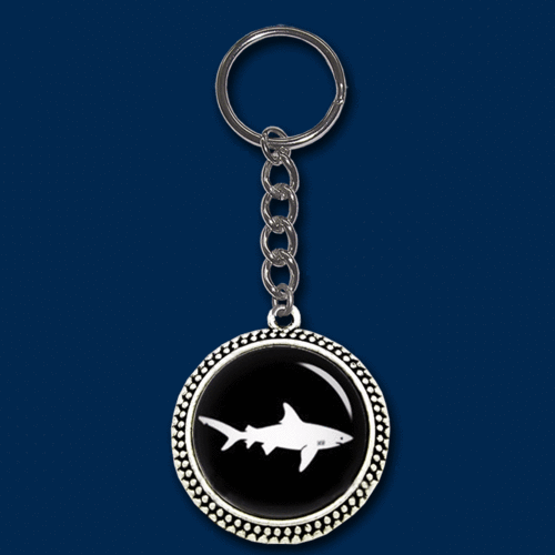 Schlüsselanhänger Hai Amulett